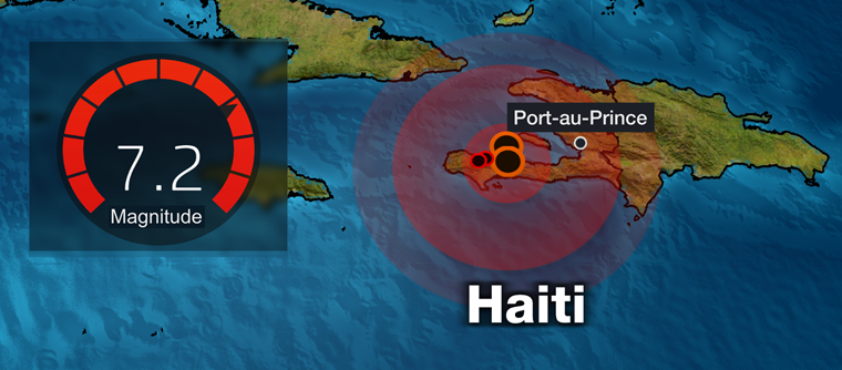 7.2 magnitude Earthquake in Haiti